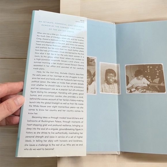 2/$30 NEW Becoming Michelle Obama Hard Cover Book Oprah's 2018 Book Club - Picture 4 of 10